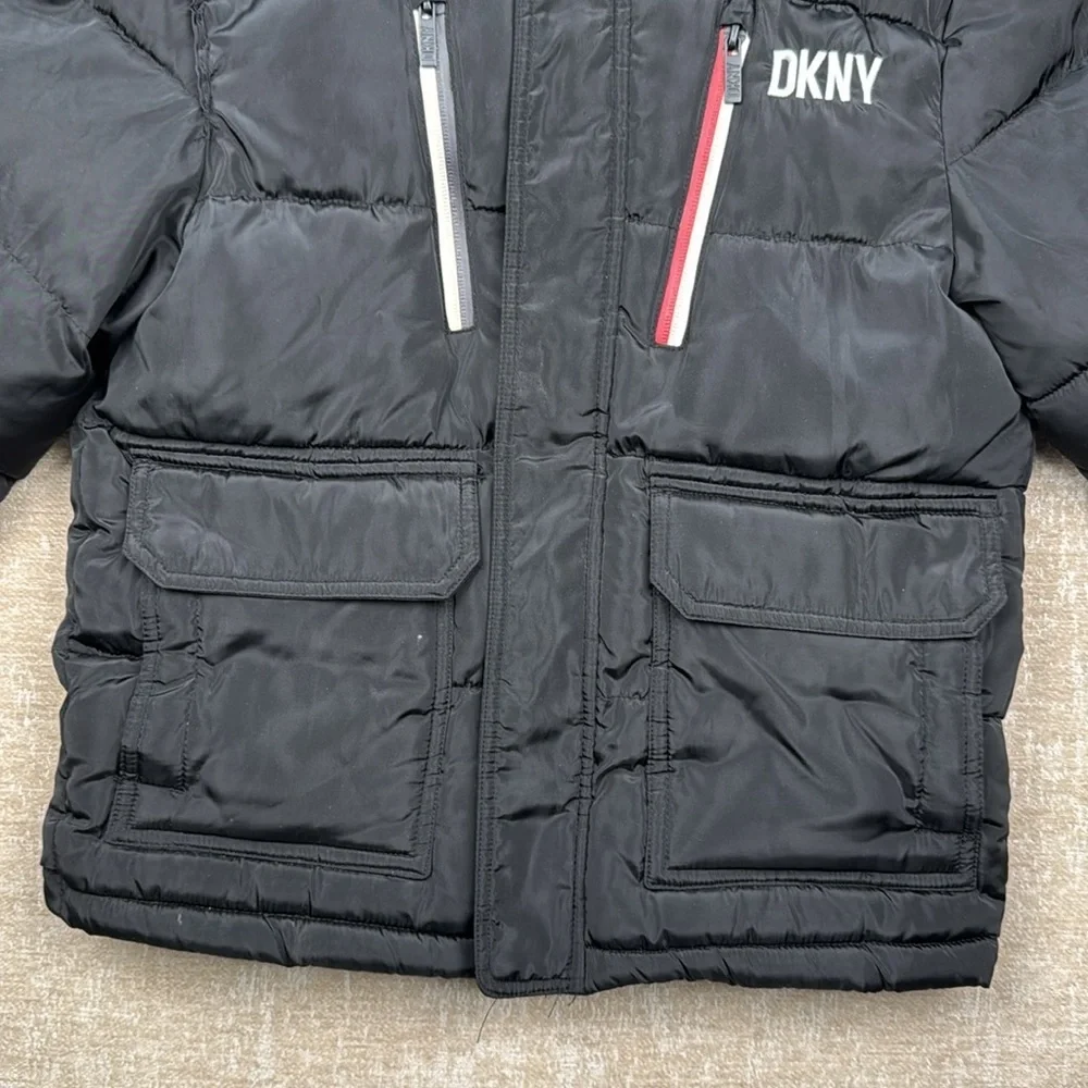DKNY Kids Black Puffer Jacket